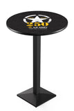 L217 Black Wrinkle United States Army 250th Anniversary Pub Table | VFW U.S. Army Pub Tables