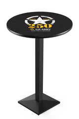 L217 Black Wrinkle United States Army 250th Anniversary Pub Table | VFW U.S. Army Pub Tables