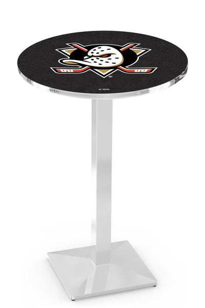 L217 Chrome Anaheim Ducks Pub Table