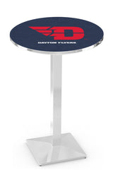 L217 Chrome Dayton Flyers Pub Table