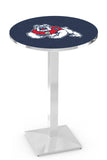 L217 Chrome Fresno State University Bulldogs Pub Table