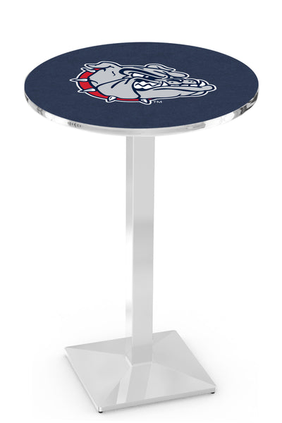 L217 Chrome Gonzaga Bulldogs Pub Table