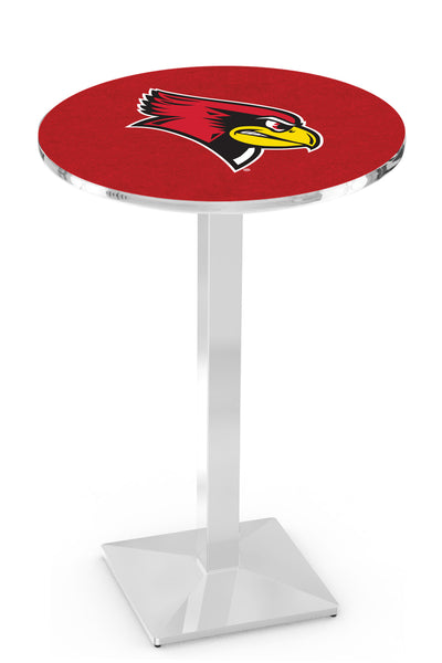 L217 Chrome Illinois State University Redbirds Pub Table