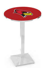 L217 Chrome Illinois State University Redbirds Pub Table