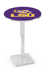 
L217 Chrome LSU Tigers Pub Table