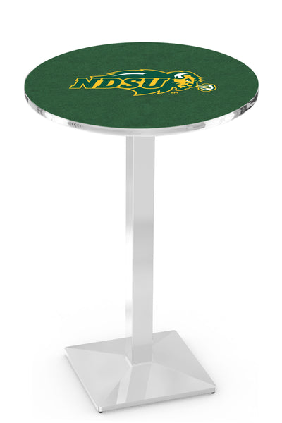 L217 Chrome North Dakota State Bison Pub Table
