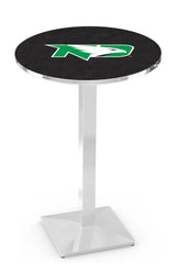 L217 Chrome North Dakota Fighting Hawks Pub Table