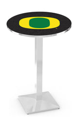 L217 Chrome University of Oregon Ducks Pub Table