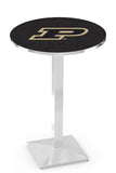 L217 Chrome Purdue Boilermakers Pub Table