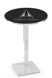 L217 Chrome U.S. Military United States Space Force Pub Table | United States Military VFW Space Force Pub Table