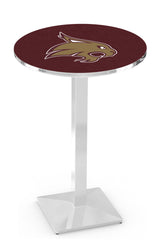 L217 Chrome Texas State University Bobcats Pub Table