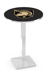 L217 Chrome United State Military Academy Army Pub Table