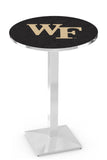 L217 Chrome Wake Forest Demon Deacon Pub Table