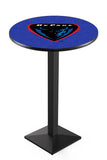 L217 Black Wrinkle DePaul Blue Demons Pub Table