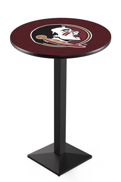 L217 Black Wrinkle Florida State University Head Pub Table