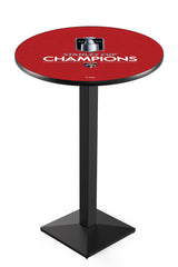 L217 Black Wrinkle Florida Panthers 2024 Stanley Cup Champions Pub Table