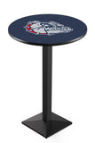L217 Black Wrinkle Gonzaga Bulldogs Pub Table
