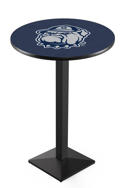 L217 Black Wrinkle Georgetown Hoyas Pub Table