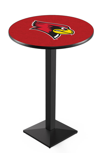 L217 Black Wrinkle Illinois State University Redbirds Pub Table