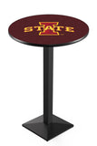 L217 Black Wrinkle Iowa State Cyclones Pub Table