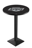 L217 Black Wrinkle LA Kings Pub Table