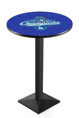 L217 Black Wrinkle Los Angeles Dodgers 2025 World Series Champions Pub Table