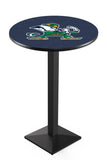 L217 Black Wrinkle Notre Dame Fighting Irish Leprechaun Pub Table
