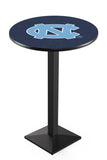 L217 Black Wrinkle North Carolina Tar Heels Pub Table