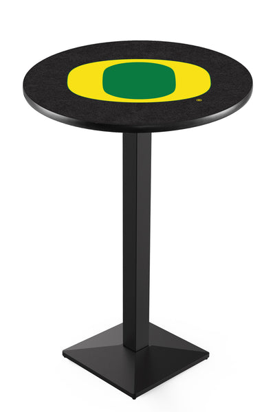 L217 Black Wrinkle University of Oregon Ducks Pub Table