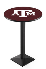 L217 Black Wrinkle Texas A&M Aggies Pub Table