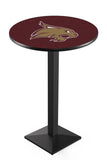 L217 Black Wrinkle Texas State University Bobcats Pub Table