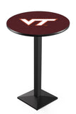 L217 Black Wrinkle Virginia Tech Hookies Pub Table