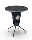 L218 United States Navy Lighted Pub Table | LED United States Military Navy Outdoor Pub Table