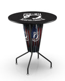 L218 United States POWMIA Lighted Pub Table | LED United States Military POWMIA Indoor Pub Table
