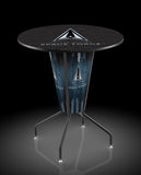 L218 United States Space Force Lighted Pub Table | LED United States Space Force Indoor Pub Table