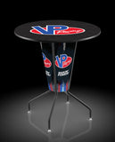 L218 VP Racing Lighted Pub Table | LED VP Racing Indoor Pub Table