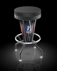 L5000 United States POWMIA Lighted Bar Stool | LED United States Military POWMIA Outdoor Bar Stool
