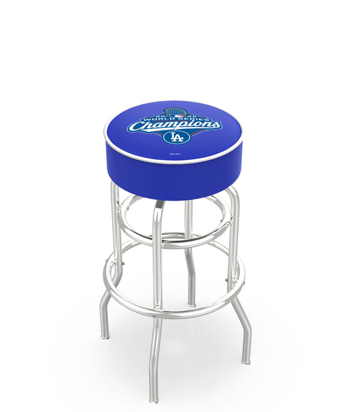 Los Angeles Dodgers 2025 World Series Champions L7C1 Bar Stool | Los Angeles Dodgers L7C1 World Series Counter Stool