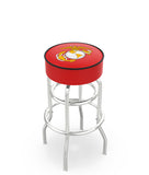Traditional Red and Yellow U.S. Marines L7C1 Bar Stool | U.S. Marines L7C1 Counter Stool