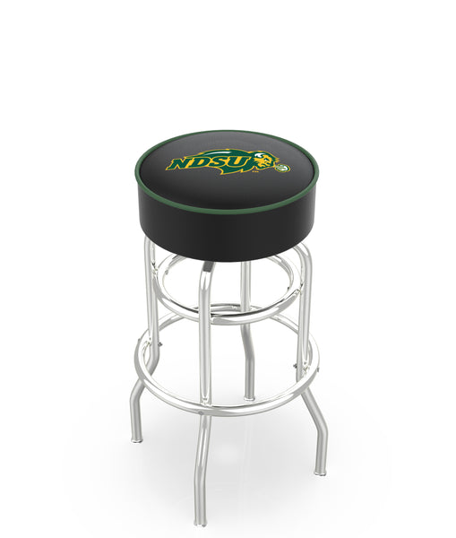 North Dakota State Bison Black L7C1 Bar Stool | North Dakota State Bison L7C1 Counter Stool