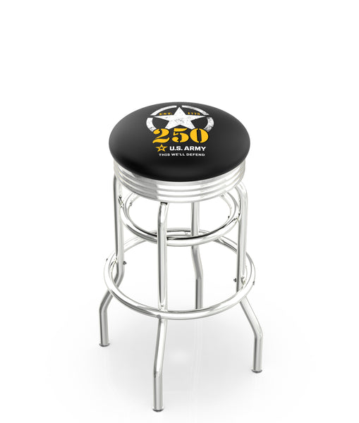 United States Army 250th Anniversary L8C3C Backless Bar Stool | United States Army 250th Anniversary Backless Counter Bar Stool