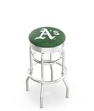 Oakland Athletics MLB L7C3C Bar Stool | Oakland Athletics Major League Baseball L7C3C Counter Stool