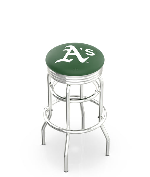 Oakland Athletics MLB L7C3C Bar Stool | Oakland Athletics Major League Baseball L7C3C Counter Stool
