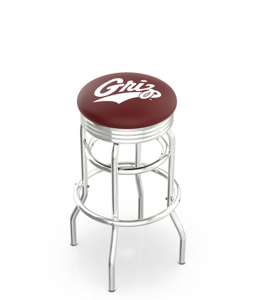 University of Montana L7C3C Chrome 25" or 30" Bar Stool
