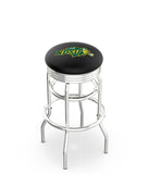 North Dakota State University Black 25" or 30" L7C3C Bar Stool