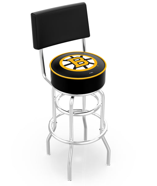 Boston Bruins L7C4 Retro Bar Stool | Boston Bruins Counter Bar Stool