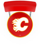 Calgary Flames L7C4 Retro Bar Stool | Calgary Flames Counter Bar Stool