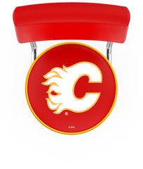 Calgary Flames L7C4 Retro Bar Stool | Calgary Flames Counter Bar Stool