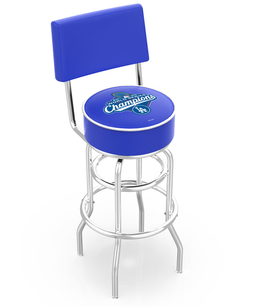 Los Angeles Dodgers 2025 World Series Champions L7C4 Retro Bar Stool | Los Angeles Dodgers World Series Counter Bar Stool