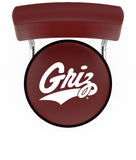 University of Montana Grizzlies L7C4 Chrome Retro 25" or 30" Bar Stool